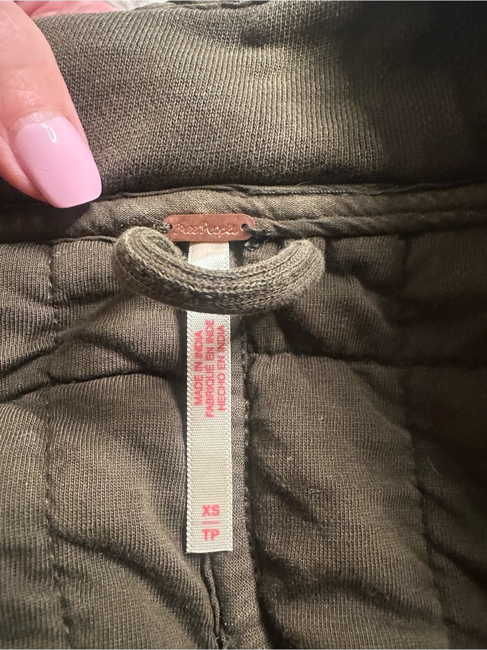 Free People Quilted Dolman Jacket XS - Picture 9 of 10